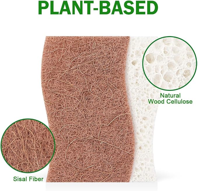 AIDEA Sponges Non Scratch, Natural Sponge - Image 2