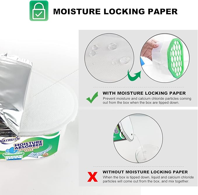 NATRUTH Moisture Absorber boxes, Unscented 500ml*10.5OZ Closet Dehumidifier - Image 4