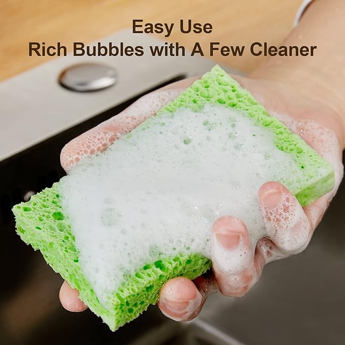JOYMOOP Dish Sponge Scrubber, Cellulose Sponges Kitchen - Image 4