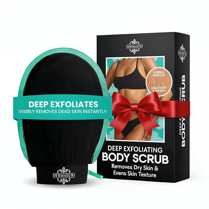 Dermasuri - Deep Exfoliating Glove - Polishing Mitt Body Scrubber - Korean Skin by Dermasuri