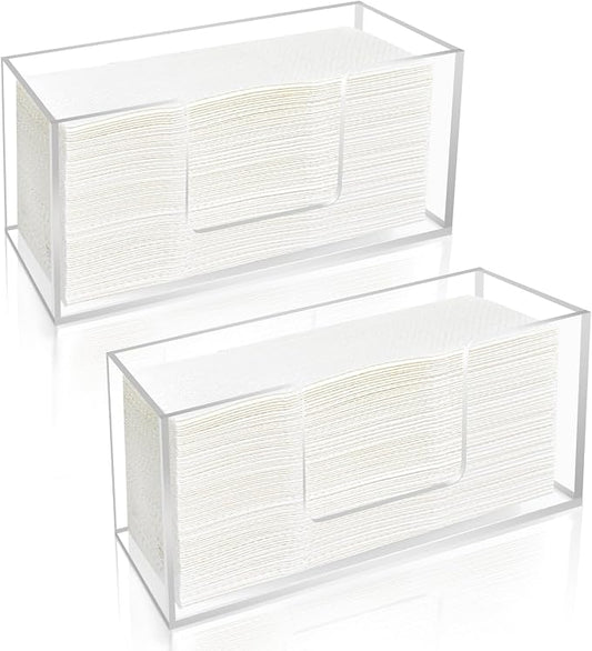 2Pack Acrylic Paper Towel Dispenser, Napkin Holder by Unknown