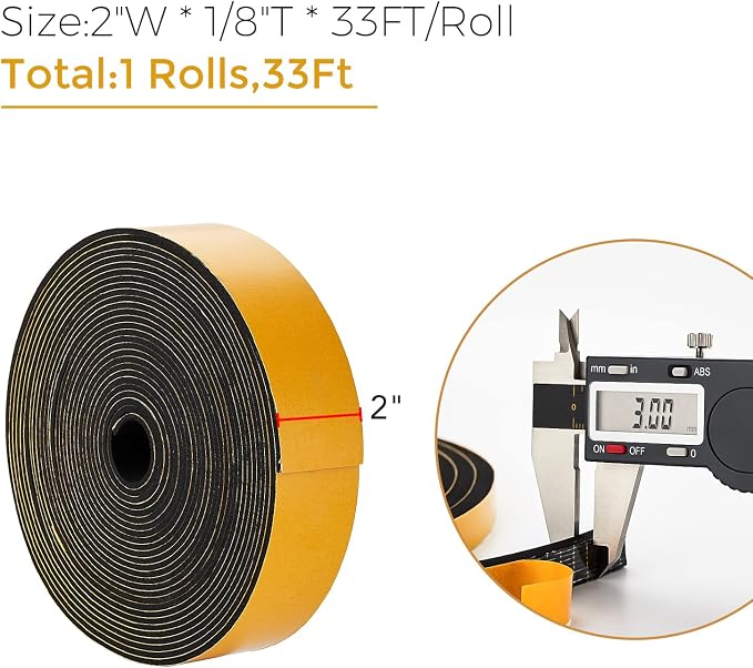 33 Feet Weather Stripping Door Seal, Window Insulation - Image 3