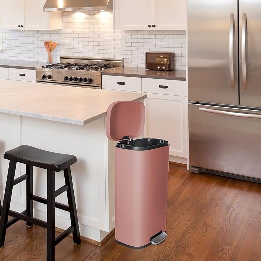 AthLike Trash Can, Stainless Steel Kitchen Garbage Can, Step Waste Bin - Image 5