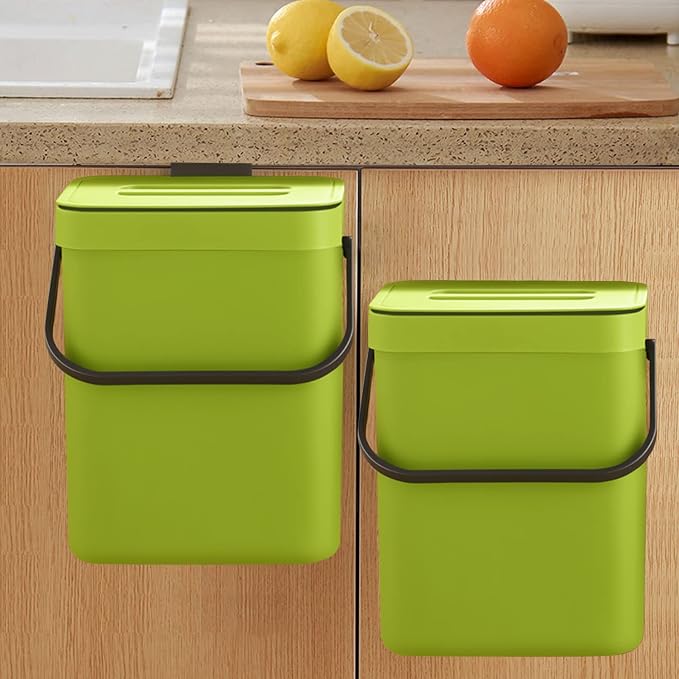 LALASTAR Small Plastic Trash Can, Hanging Small Trash Can by LALASTAR