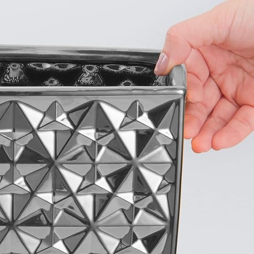 Ceramic Rectangular Small Trash Can - Image 6