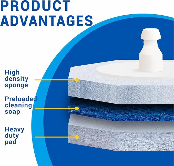 80 Pcs Toilet Wand Refills, Disposable Toilet Brush, Disposable Toilet Bowl - Image 4