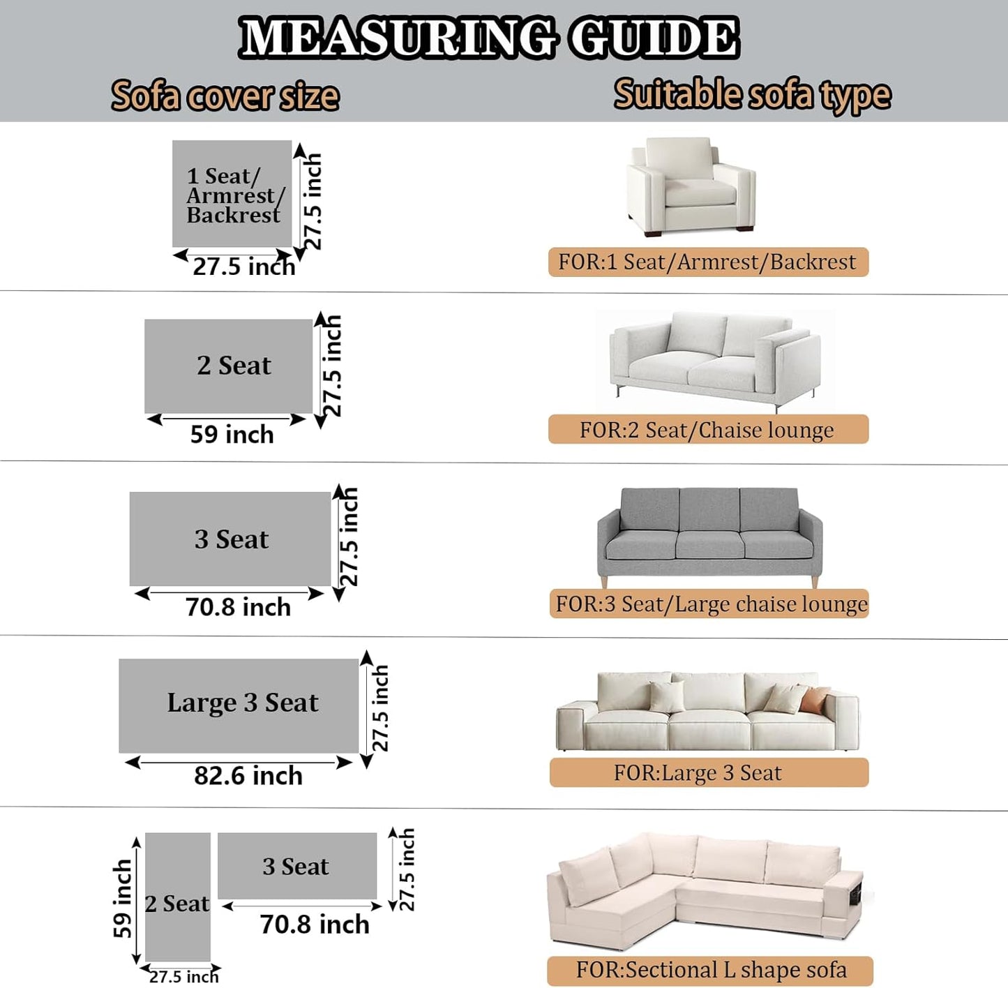 NAISI Couch Covers for Dogs Flannel Striped Furniture Protector with Thick Filling and Non-Slip Bottom Sectional Sofa Covers Washable Friendly for Pets(1pc/27.5"x 59",Dark Grey)