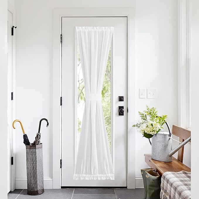 NICETOWN French Door Curtain for Small Window, Side Window Front Curtains by NICETOWN