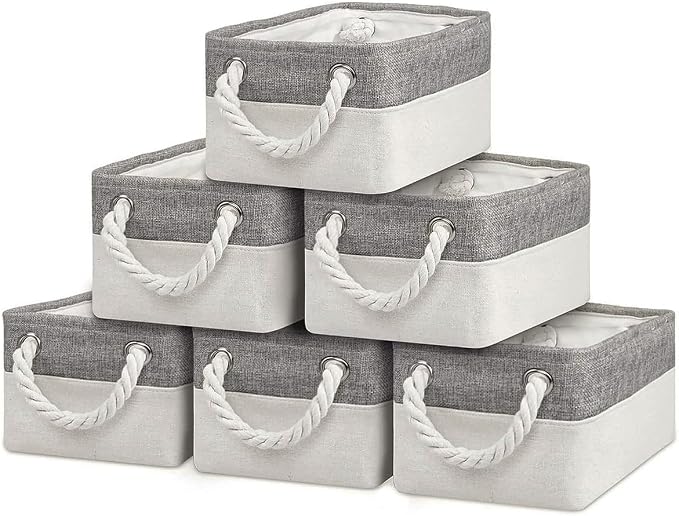 Storage Bins - Storage Baskets for Shelves Storage Cubes by Sacyic