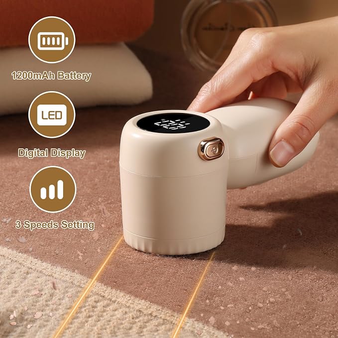 Rechargeable Fabric Shaver, Electric Lint Remover - Image 2