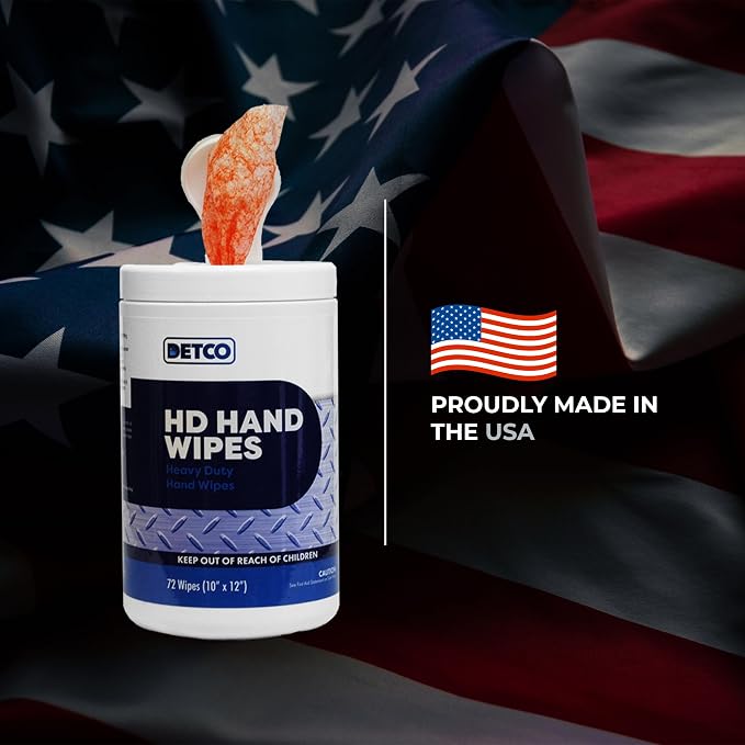 HD Hand & Tool Wipes – Heavy Duty Dual Purpose Cloths - Image 8