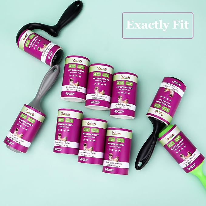 4 inch Lint Roller Refills Only Compatible - Image 3