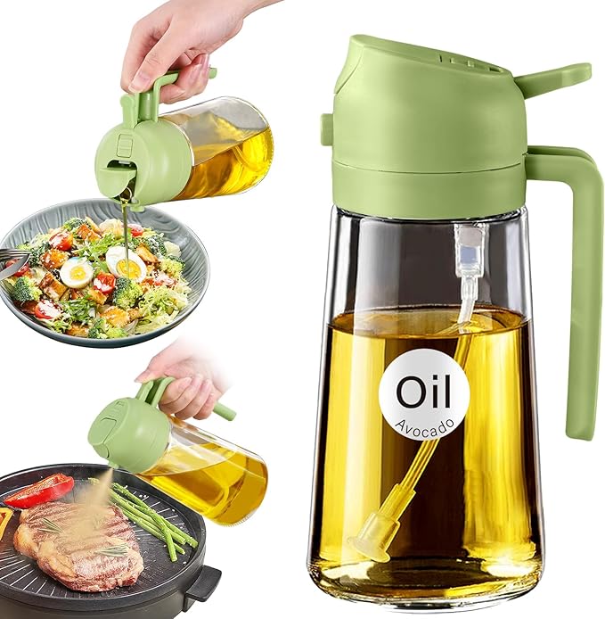 YARRAMATE 16oz/470ml Glass Olive Oil Sprayer by YARRAMATE