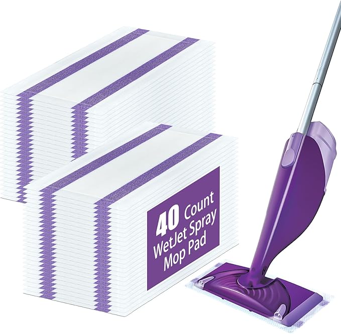 40 Pack Disposable Mop Pad Refills by DOCXCDO