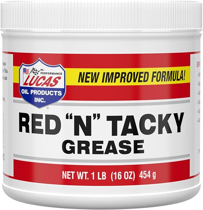 Lucas Oil 10574 Red "N" Tacky Grease by LucasOil