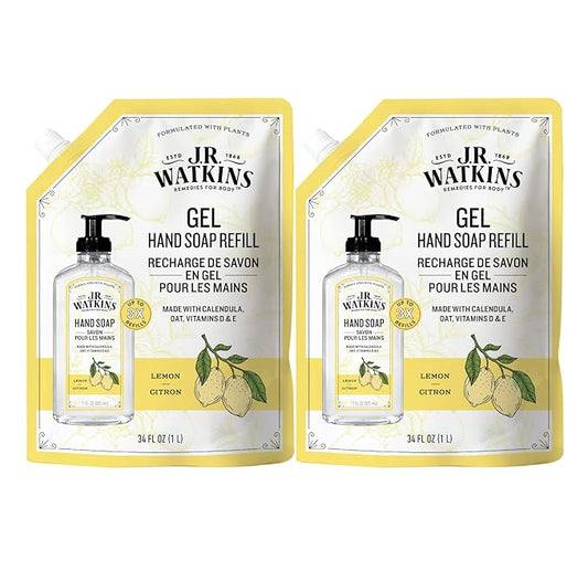 J.R. Watkins Gel Hand Soap Refill Pouch, Scented Liquid Hand Wash by JRWatkins