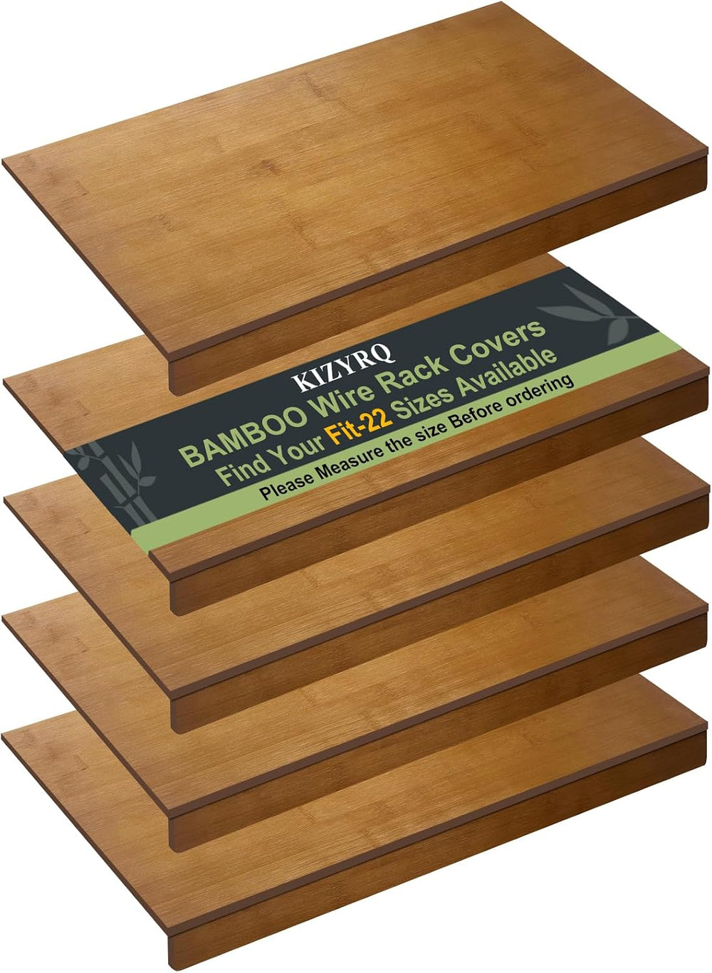 Wire Shelf Covers for Pantry, Bamboo Shelf Covers for Wire Shelving Closet