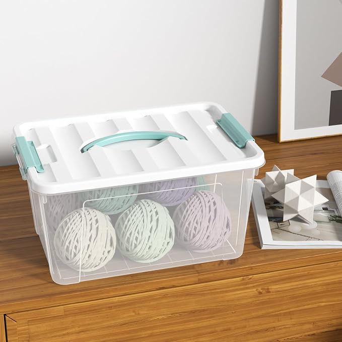 Xyskin 14 Quart Clear Storage Bins - Image 5