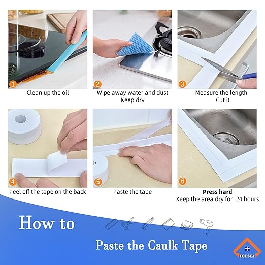 Caulk Tape Self Adhesive, Caulking Tape - Image 5