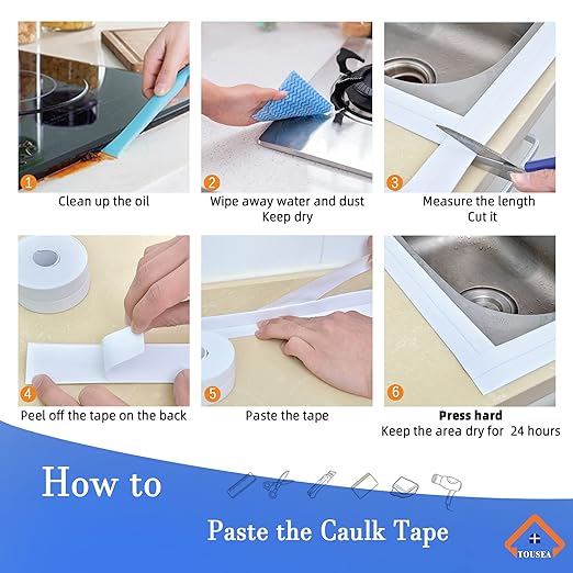 Caulk Tape Self Adhesive, Caulking Tape - Image 5