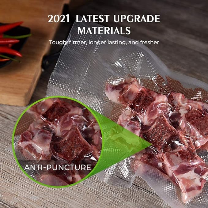 Vacuum Sealer Bags for Food，Seal a Meal Bags Rolls，11inx20 Rolls 2 - Image 5