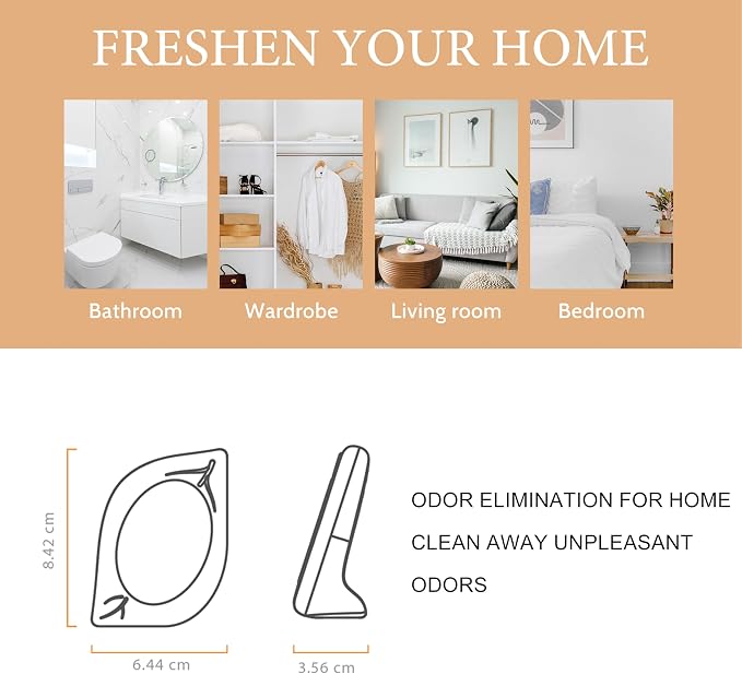 Air Freshener for Home, 4 Pack, Gingerbread, Odor Eliminator for Small Area - Image 4