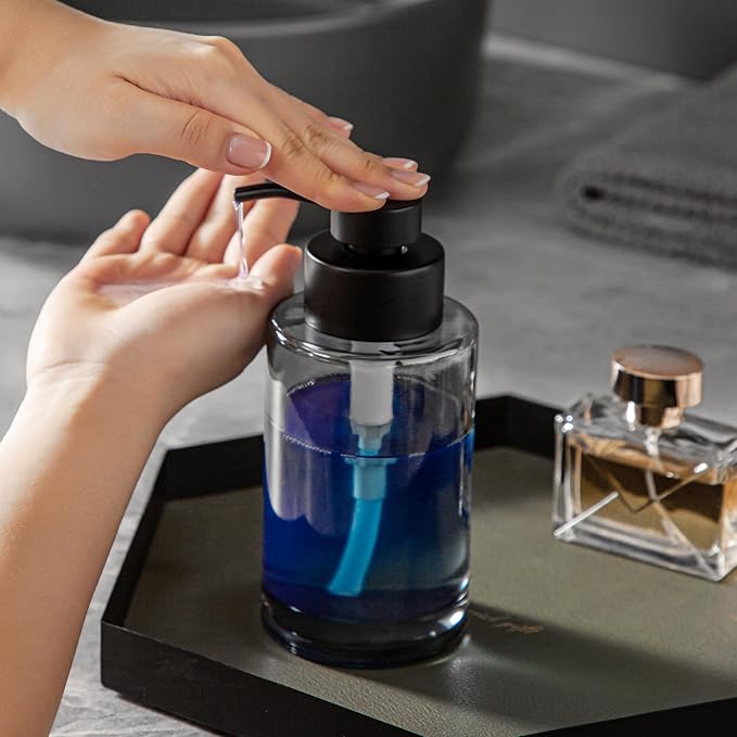 Enra Thick Glass Soap Dispenser - Image 6