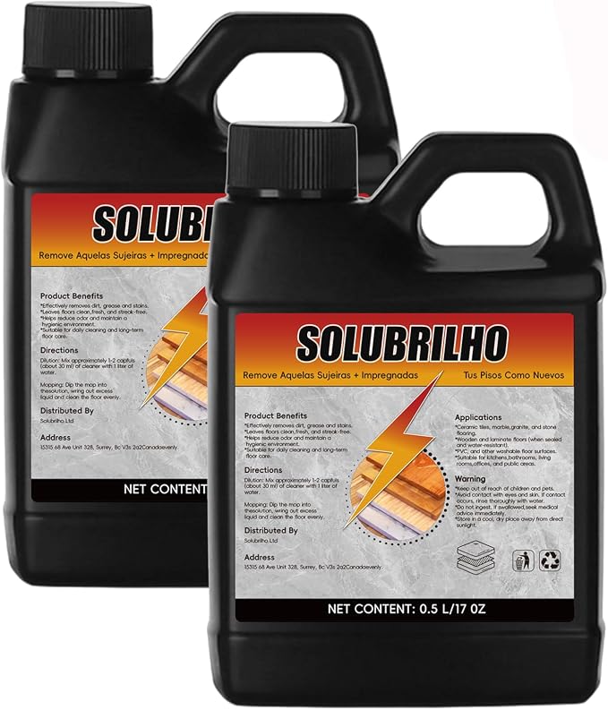 Tile Cleaner, Original Floor Cleaner Black Bottle, 0.5L Multipurpose Powerful by Unknown
