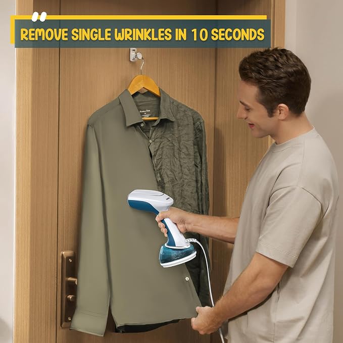 Handheld Steamer for Clothes 1200W, Clothes Steamer - Image 2