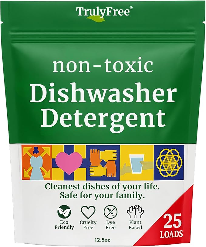 Truly Free Dishwasher Detergent Powder | Natural Dish Detergent, Dishwasher by TrulyFreeHome