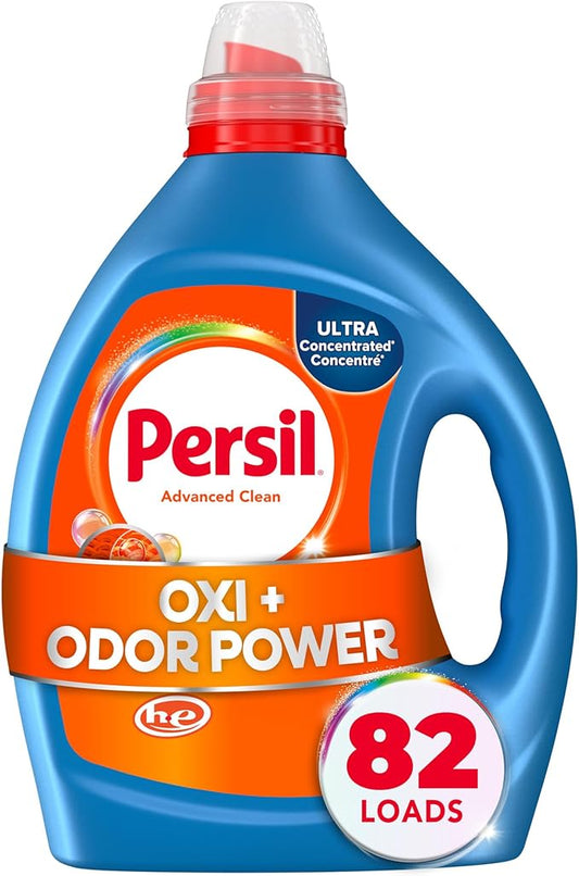Persil Advanced Clean Oxi+Odor Power, Liquid Laundry Detergent, High Efficiency by Persil