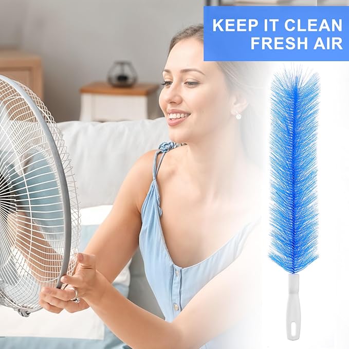 2 Pcs Fan Cleaner Brushes, Bendable Fan Cleaning Brush Cobweb Duster Set - Image 6