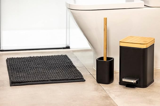 Vigar Zense Toilet Brush and Holder Set, Toilet Bowl Brush - Image 6