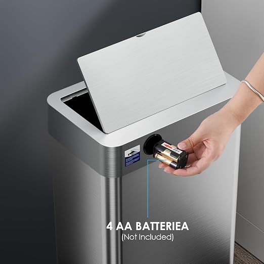 TLSUNNY 13.2 Gallon Motion Sensor Trash Can, Touchless Automatic Garbage Can - Image 5