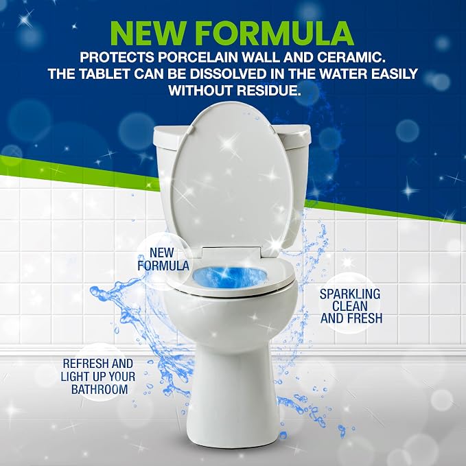 True Fresh Toilet Bowl Cleaner Tablets 24 Pack – Deodorizer & Septic Safe – - Image 5