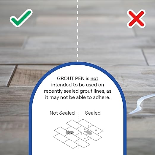 Grout Pen White Tile Paint Marker: Waterproof Grout Paint, Tile Grout Colorant - Image 5