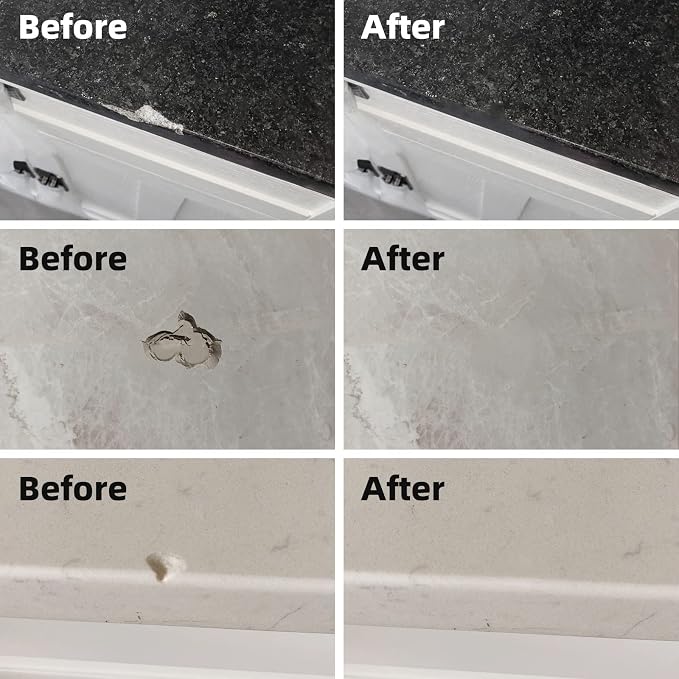 Globalcom Tile and Granite/Marble Repair Kit, Porcelain Stone and Quartz - Image 3
