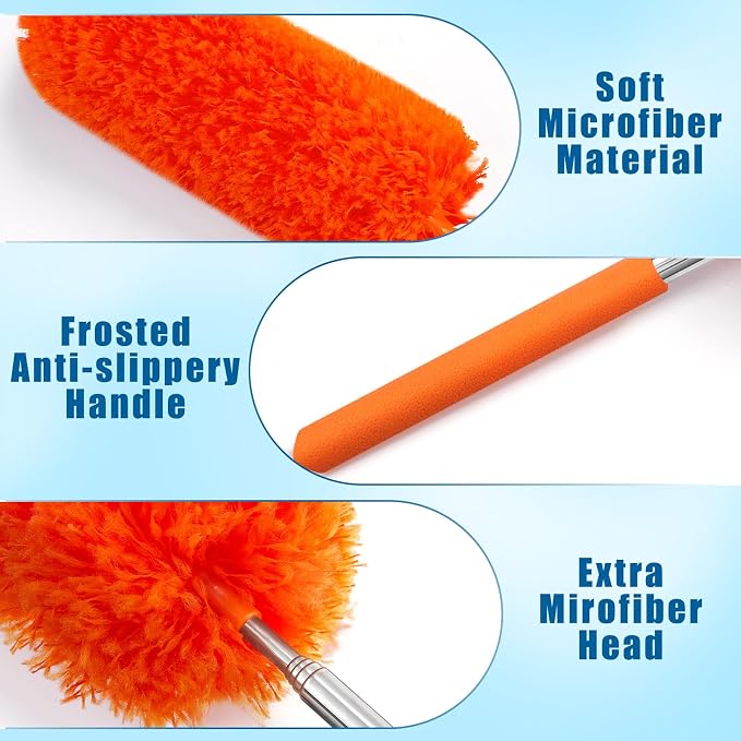 Tanlade 8 Pcs Microfiber Feather Duster - Image 3
