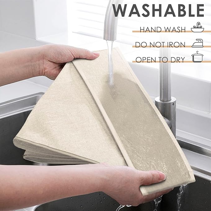 3 Pack Bra Underwear Drawer Organizer Dividers, 26 Cell Fabric Foldable Dresser - Image 7