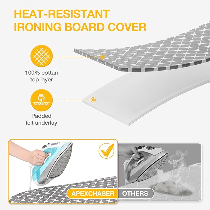 APEXCHASER Foldable Ironing Board, Tabletop Small Board - Image 2