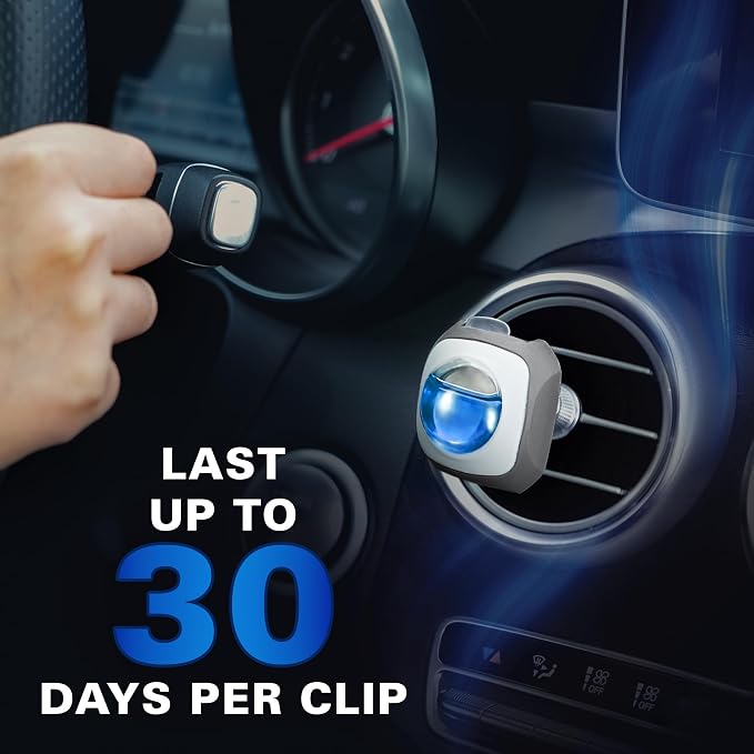 Air Jungles Ocean Scent Car Air Freshener Clip, 6 Vent Clips, 4ml Each - Image 7