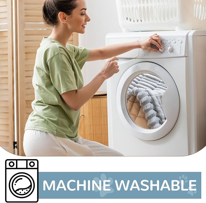 OTOB Sofa Covers for 3 Cushion Couch Washable, Fuzzy Non Slip Pet Friendly - Image 5