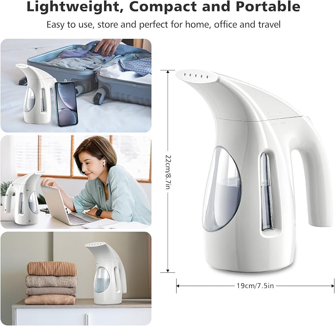 HiLIFE Steamer for Clothes, Portable Handheld Design, 240ml Big Capacity - Image 5