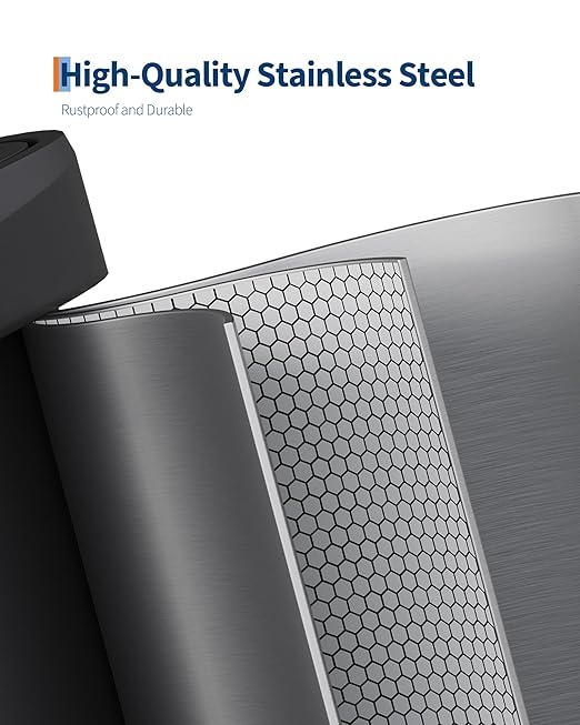 16 Gallon Trash Can, Stainless Steel Kitchen Garbage Can, Recycling or Waste Bin - Image 6