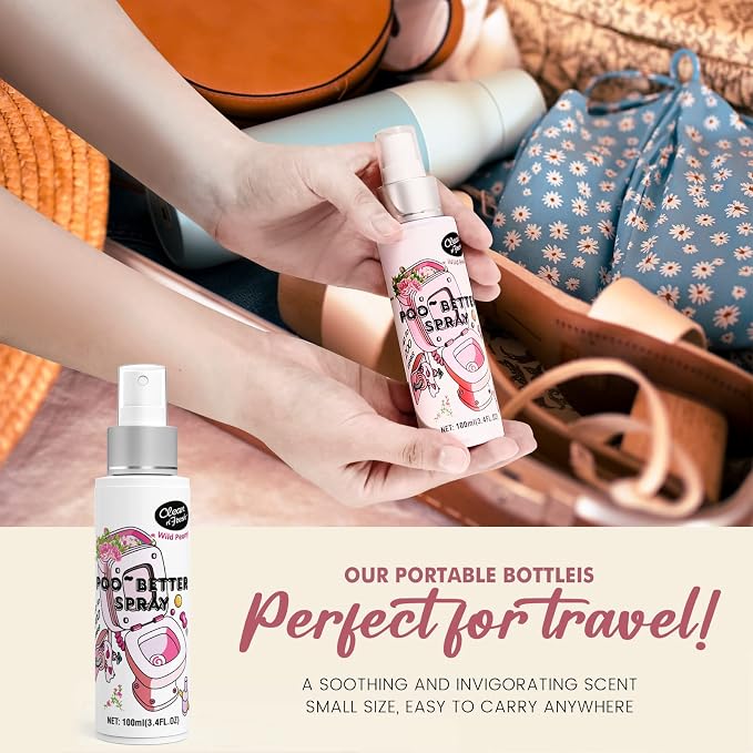 Clean-n-Fresh Toilet Spray, Wild Peony Scent, Bathroom Odor Eliminator & Air - Image 7