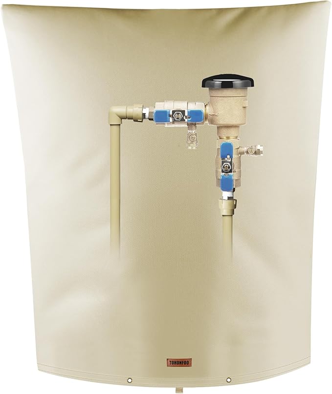 Backflow Preventer Pipe Insulation Cover by TOHONFOO