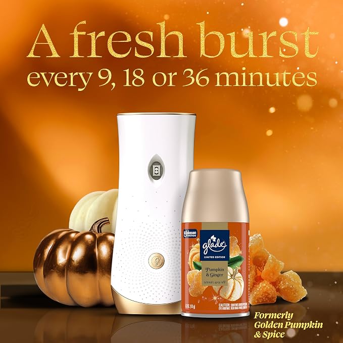 Glade Automatic Spray Refill, Pumpkin & Ginger, Scented Air Freshener - Image 2