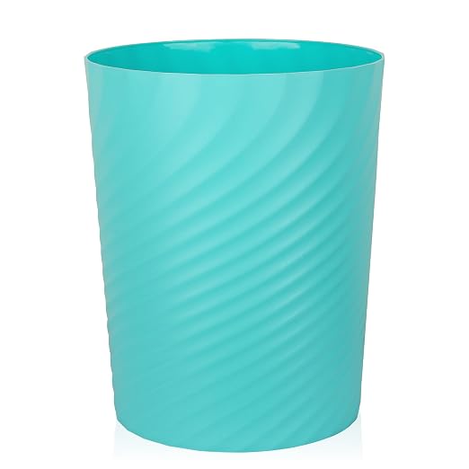 UUJOLY Plastic Small Trash Can Wastebasket, Garbage Container Basket by UUJOLY