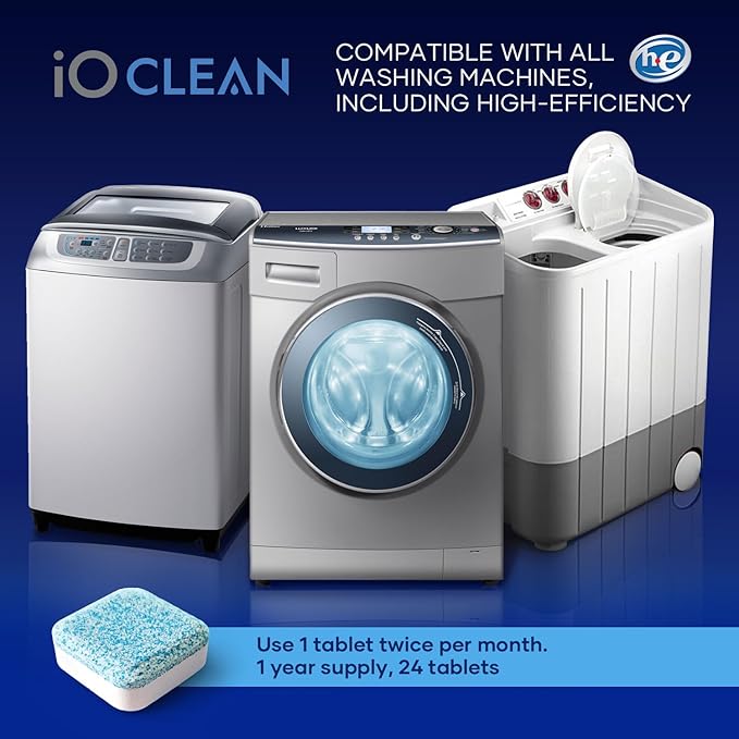 Washing Machine Cleaner and Descaler Tablets 24 Pcs - Image 5