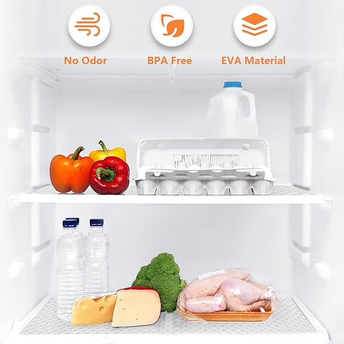 Shelf Liners for Kitchen Cabinets Refrigerator Liners Waterproof & Oil-Proof - Image 5